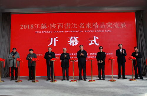翰墨交融 2018江蘇·陜西書(shū)法名家精品交流展在江蘇省現(xiàn)代美術(shù)館隆重啟幕